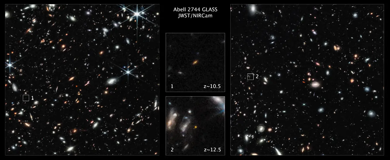 Webb Space Telescope Spots Early Galaxies Hidden From Hubble