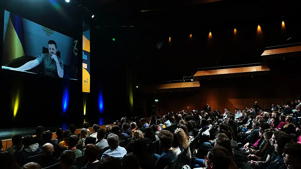 'Take Care Of Your Freedom', Zelenskiy Says In Address To Irish Students