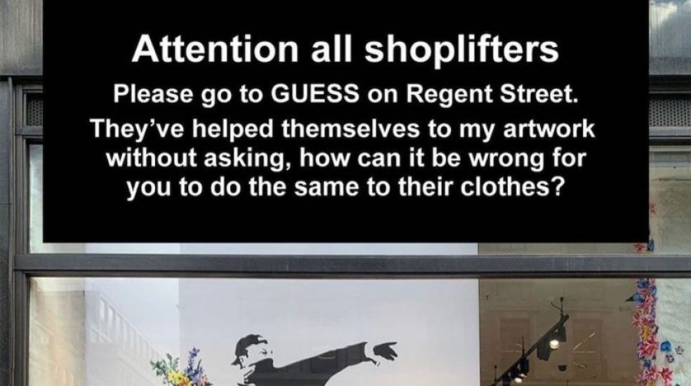 Banksy Accuses Clothing Brand Guess Of ‘Helping Themselves’ To His Work