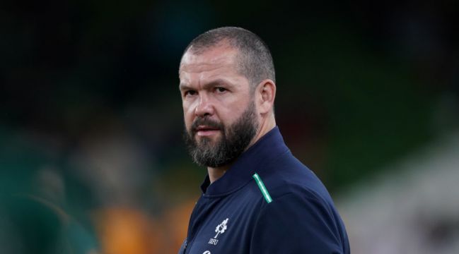 Andy Farrell: Ireland Have A Lot To Do Ahead Of Next Year’s World Cup