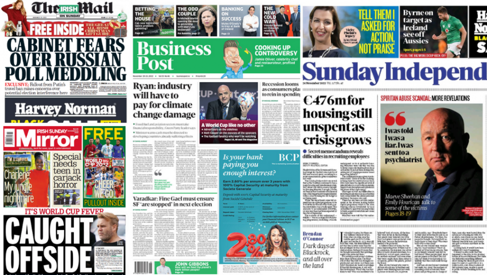 What The Papers Say: Sunday's Front Pages