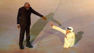 Oscar-Winner Morgan Freeman Helps Open Qatar World Cup