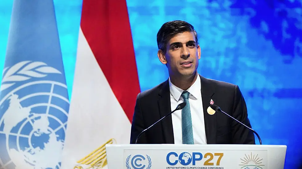 Sunak Says ‘More Must Be Done’ To Tackle Climate Change After Cop27 Deal