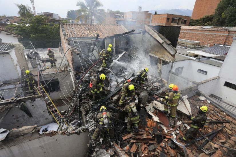 Eight Dead After Small Plane Crashes In Colombian Neighbourhood