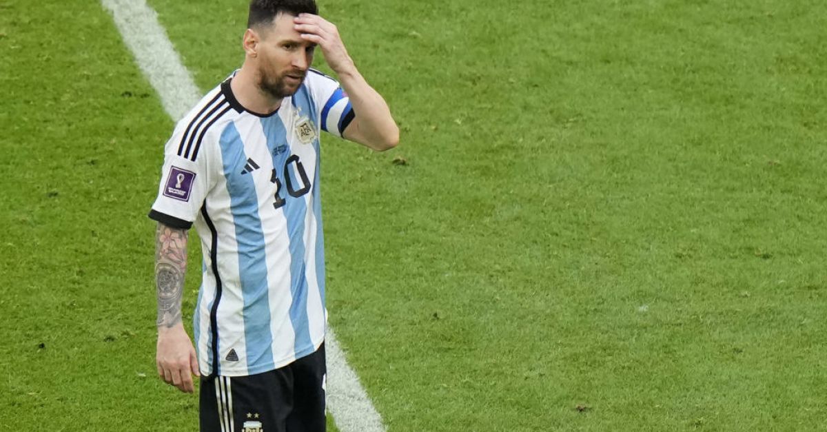 Lionel Messi fronts up to defeat after World Cup shock