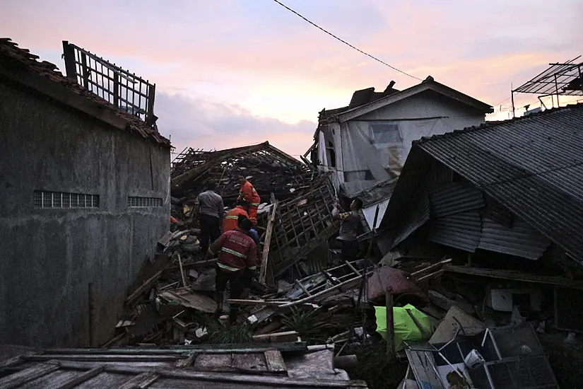 Rescuers Search Through Rubble After 268 Killed In Java Quake