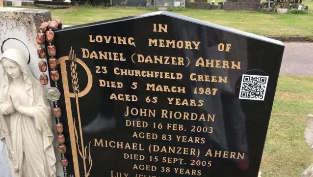 Qr Codes At Irish Gravestones To Tell Stories Of Loved Ones