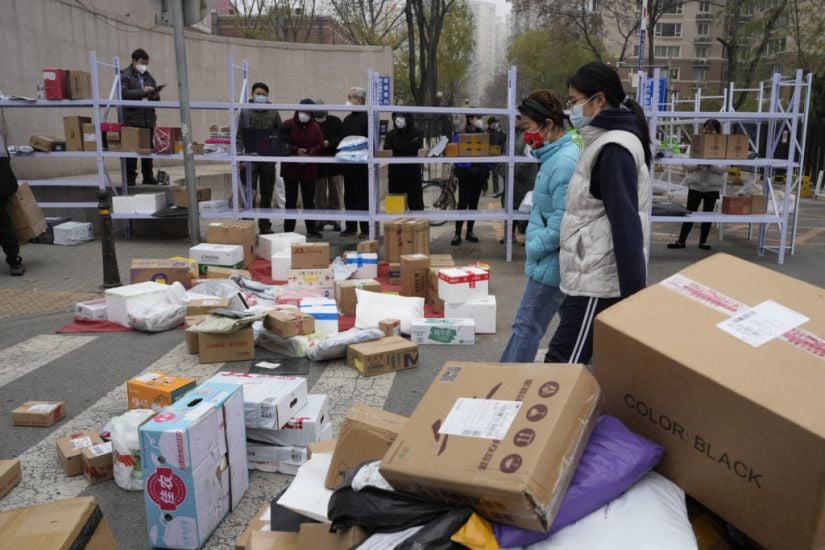 Supermarket Shelves Empty In Beijing As City Rushes Covid Quarantine Centres