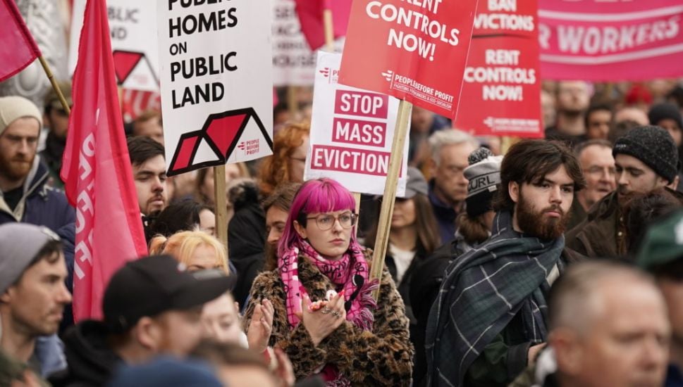 Thousands Take To Dublin Streets To Highlight Housing Crisis