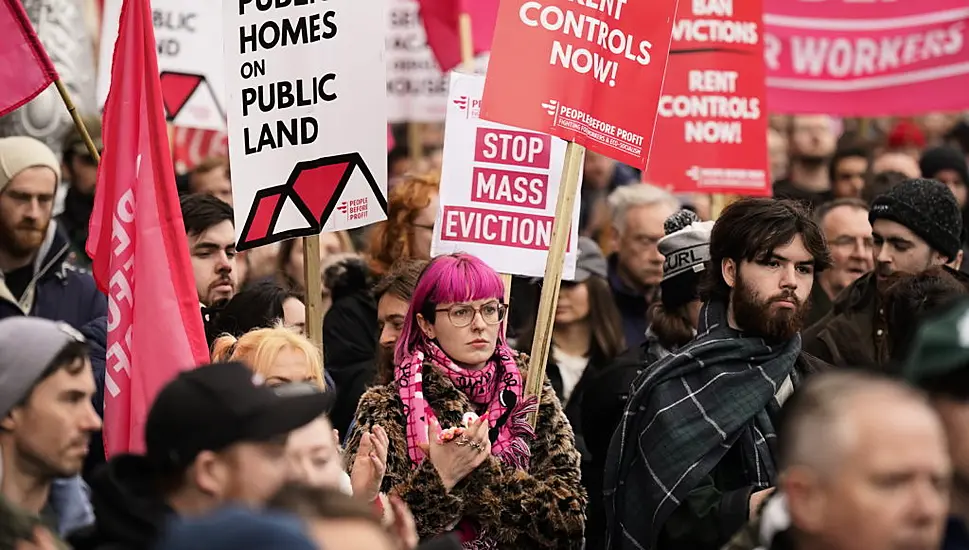 Thousands Take To Dublin Streets To Highlight Housing Crisis