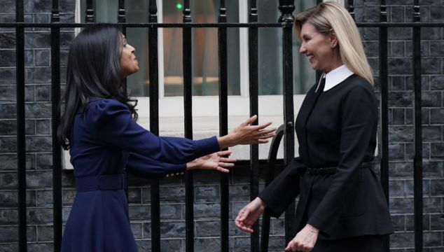 Ukraine’s First Lady Visits Downing Street During London Trip