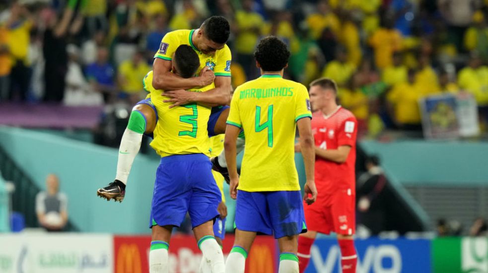 Casemiro Nets Late Winner Against Switzerland As Brazil Advance At World Cup