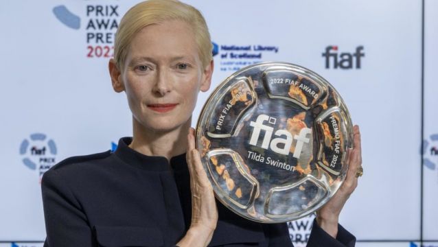 Tilda Swinton Presented With Award In Recognition Of Advocacy Of Film Heritage