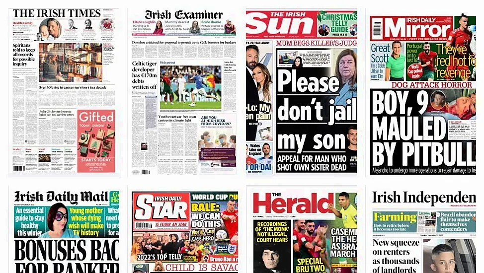 What The Papers Say: Tuesday's Front Pages