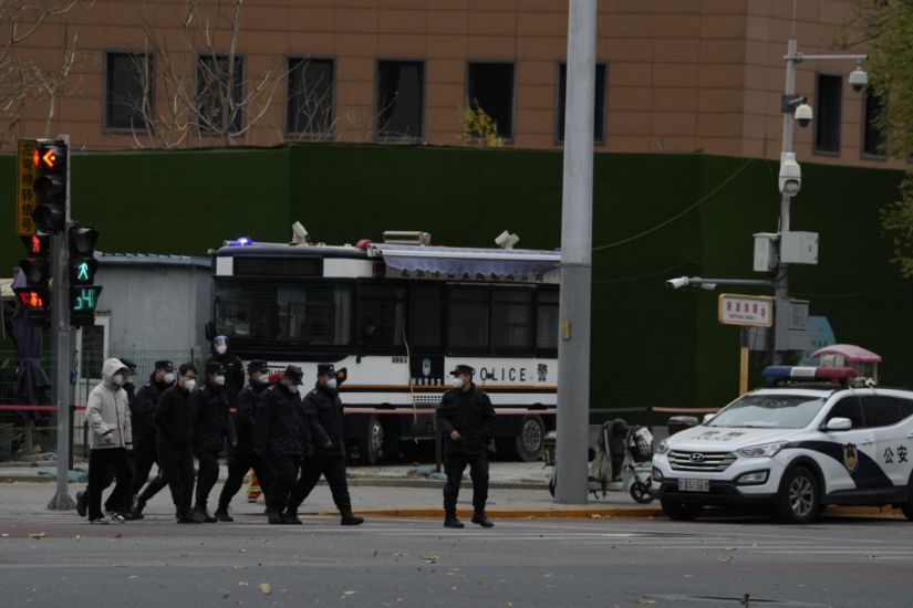 Students Sent Home And Police On Patrol As China Curbs Covid Protests