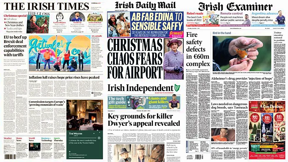 What The Papers Say: Thursday's Front Pages