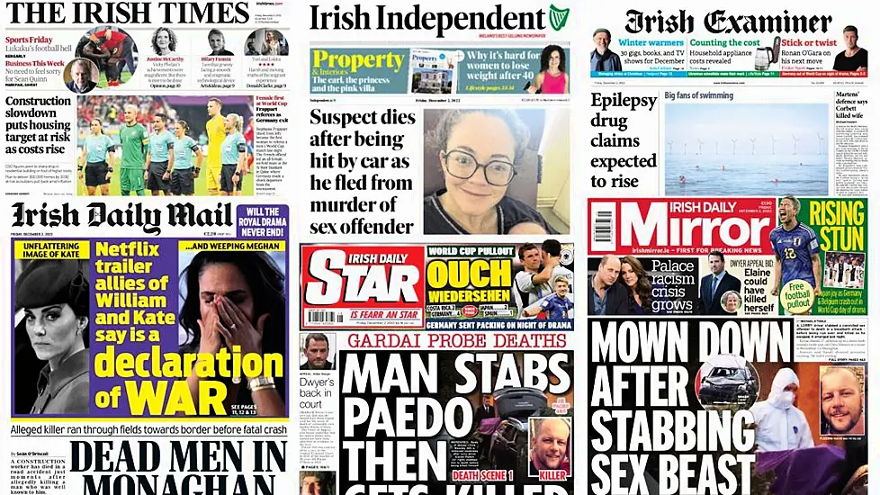 What The Papers Say: Friday's Front Pages