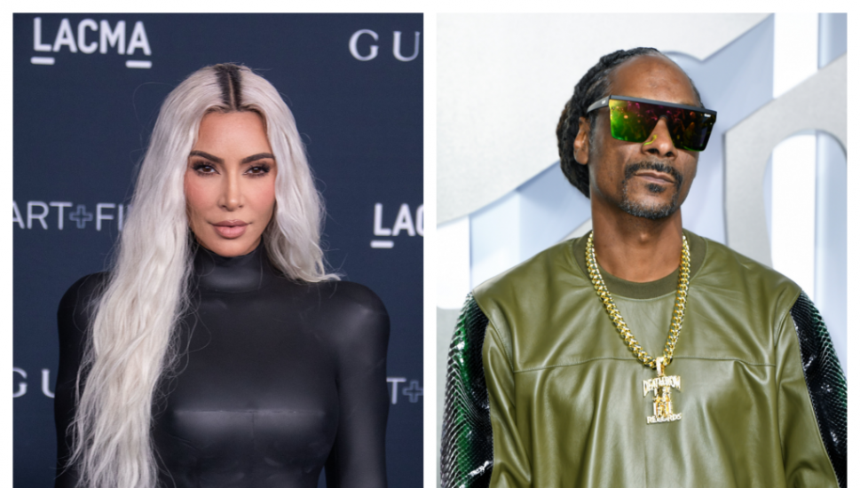Kim Kardashian Teams Up With Snoop Dogg For New Holiday Fashion Campaign