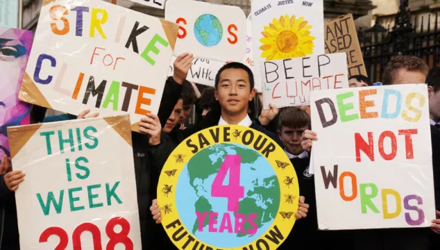 Student Climate Strikers Mark Four Years Of Weekly Protests Outside Dáil