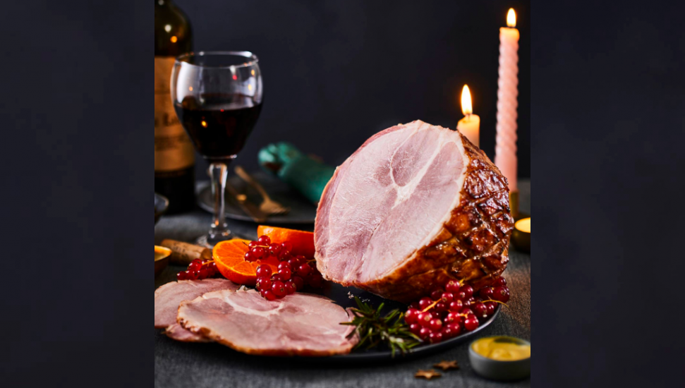 A Fillet Of Ham Is The Centrepiece Of An Irish Festive Spread