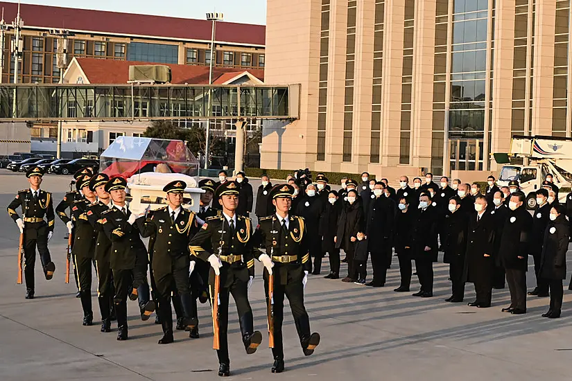 China Communist Party Chiefs Pay Respects To Former Leader Jiang Zemin