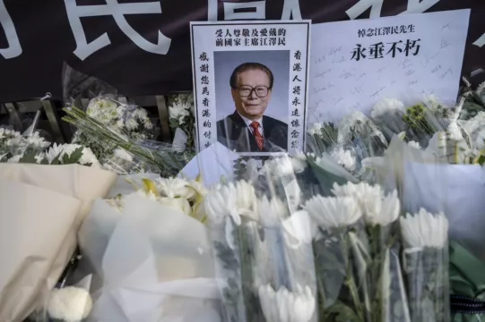 Late Chinese Leader Jiang  Zemin Hailed In Memorial Service