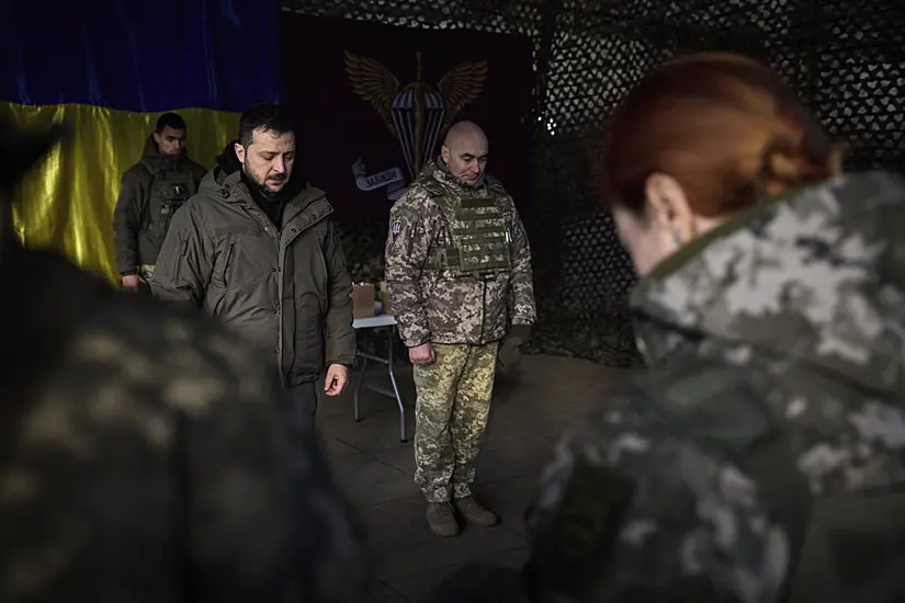 Drone Strikes Hit Russian Targets As Ukrainian Leader Travels East