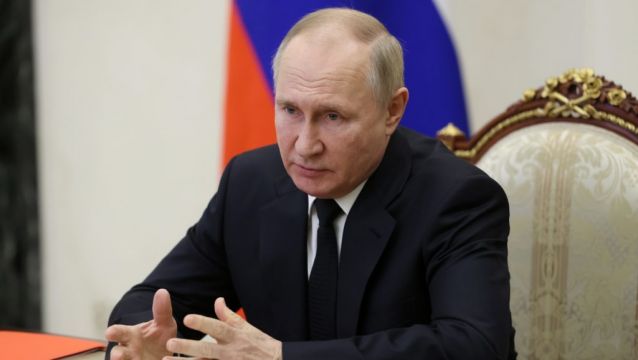 Putin Says West's Desire For Global Dominance Increases Conflict Risks