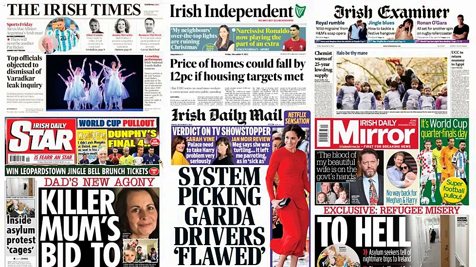 What The Papers Say: Friday's Front Pages