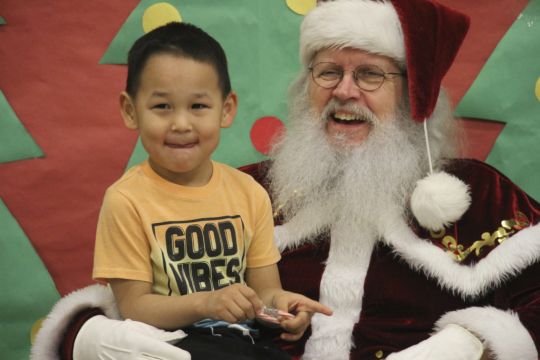 Santa Visit Brings Joy To Frosty Alaskan Village
