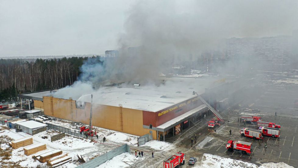 Second Moscow Shopping Centre Hit By Fire