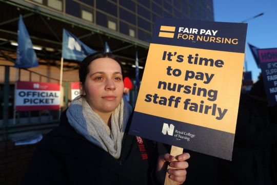 Hundreds Of Hospital Appointments Postponed In The North As Nurses Take Part In Strike