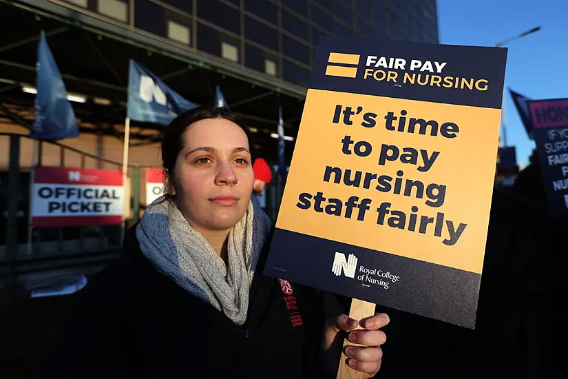 Hundreds Of Hospital Appointments Postponed In The North As Nurses Take Part In Strike