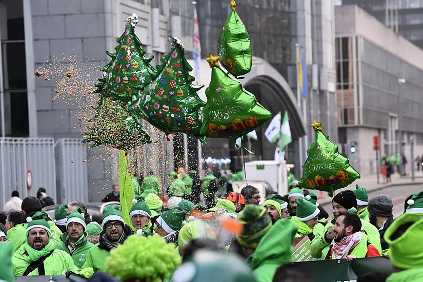 Thousands March Through Brussels To Demand Action On Energy Prices And Inflation