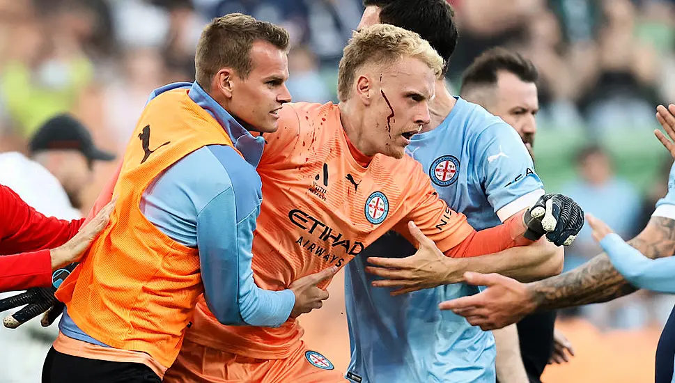 Melbourne Derby Abandoned After Fans Attack Goalkeeper With Metal Bin