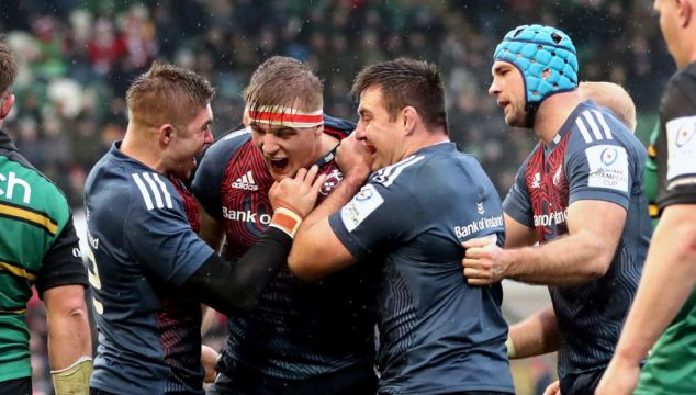 Gavin Coombes Brace Leads Munster To Win Over Northampton