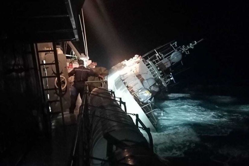Rescue Underway For Sailors In Water After Thai Navy Ship Sinks