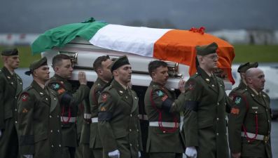 Body Of Irish Un Peacekeeping Soldier Seán Rooney Arrives In Dublin