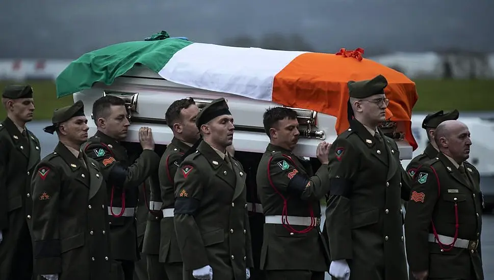 Body Of Irish Un Peacekeeping Soldier Seán Rooney Arrives In Dublin