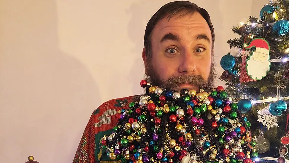 ‘The Glory Is Worth It,’ Says World Record Holder For Most Baubles In Beard