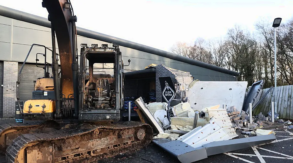 Stolen Digger Used To Rip Out Atm In Co Armagh Theft