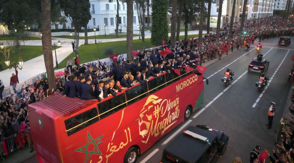 Jubilant Morocco Welcomes Home History-Making World Cup Team