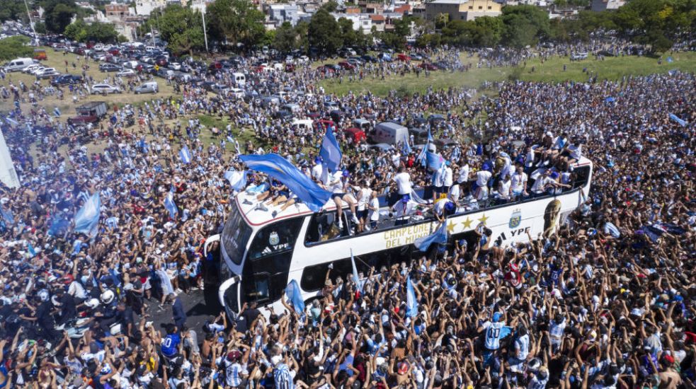 Argentina Complete World Cup Victory Tour In Helicopters As Fans Swarm Streets