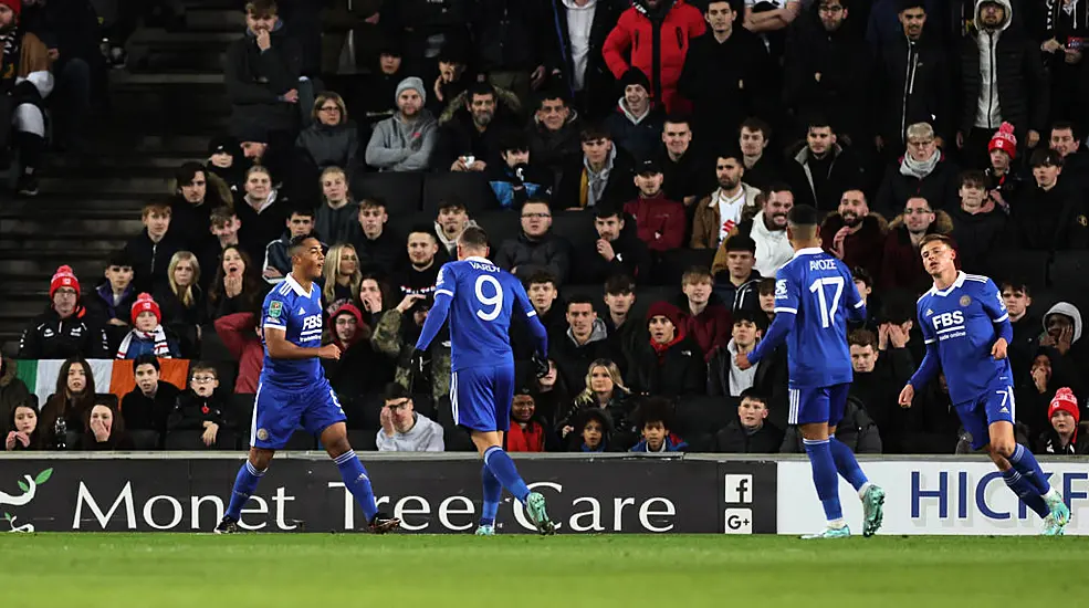 Leicester Brush Aside Mk Dons To Book Spot In Carabao Cup Quarter-Finals