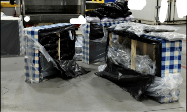Suspected Drugs Worth £1M Found Hidden Inside Beds In Vehicle