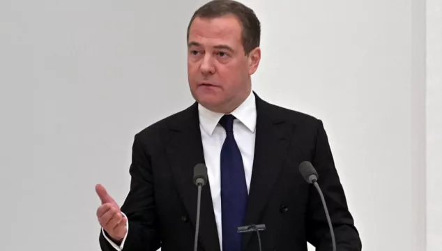 Former Russian President Medvedev Warns Of Nuclear War If Russia Defeated In Ukraine