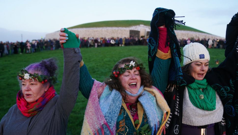 In Pictures: Visitors Return To Newgrange For Winter Solstice