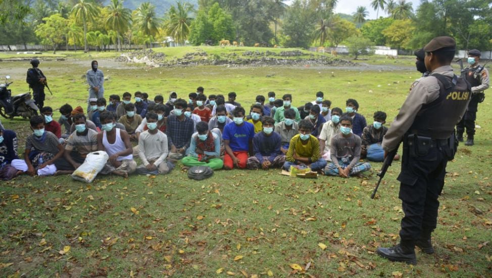 58 Rohingya Muslims Land On Beach In Indonesia’s Aceh