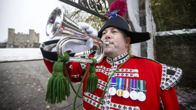 Bugler Keeping Alive Centuries Of Royal And Military Tradition In Co Down Village