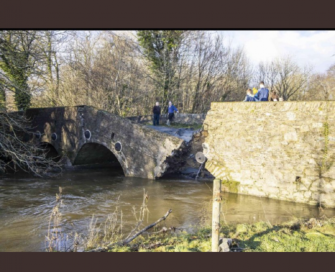 Wexford Bridge Damaged In Last Year's Christmas Day Floods Still Unrepaired